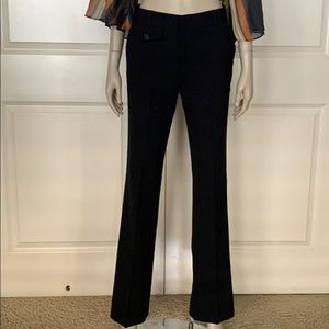 Banana Republic Wool Lined Navy Trousers